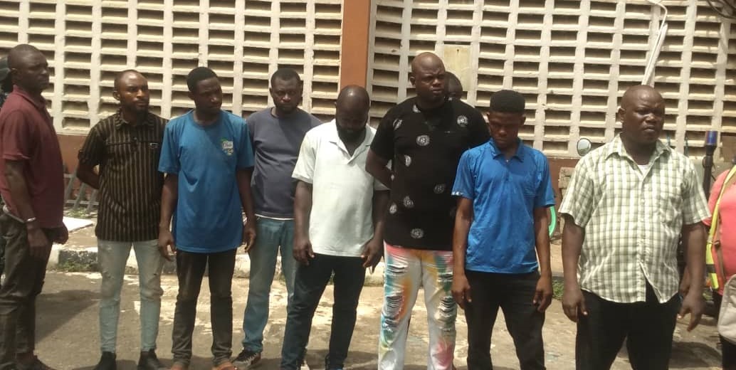 Lagos Govt Arrests, Parades Fake MOT Staff Terrorising Motorists On Cele/Oshodi Expressway