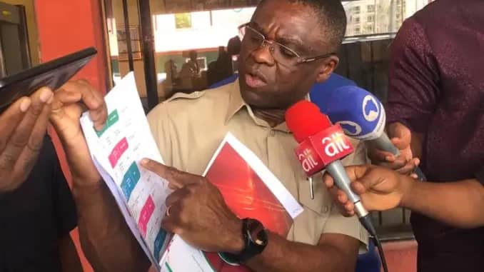 Shaibu Storms PDP National Secretariat, Demands for Certificate of Return ...Says, I won the primary