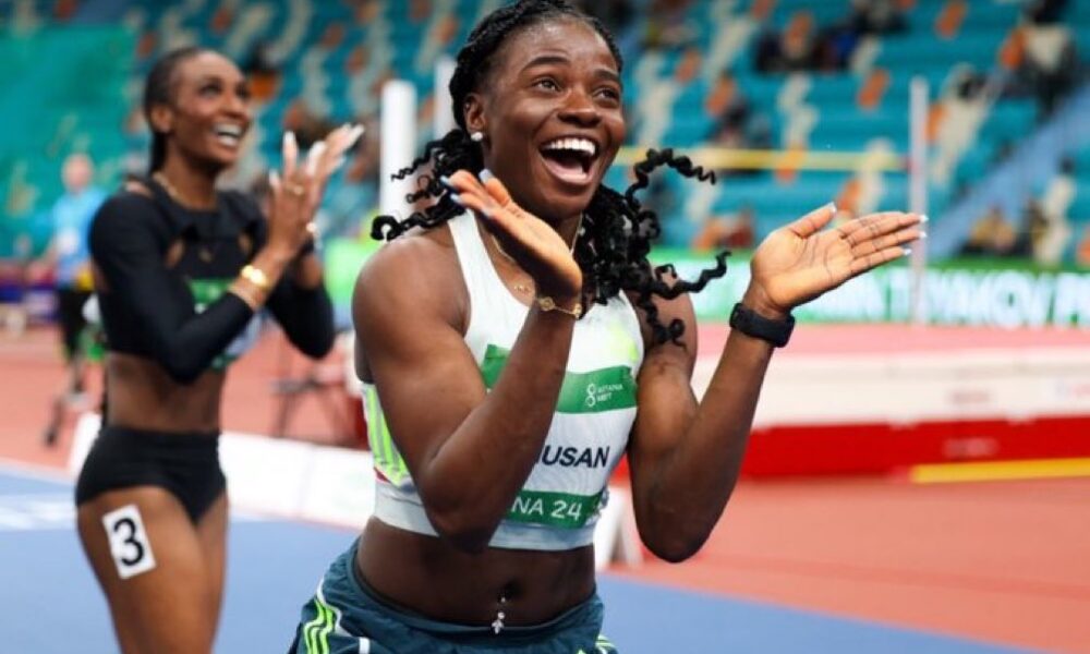 Agba Sprinter’ keep making us proud, Shaibu congratulates Amusan for winning Jamaica Athletics Invitational race