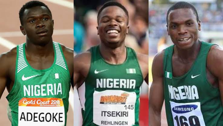 Adegoke, Itsekiri advance into men’s 100m semi-finals, Oduduru disqualified as Nwokocha loses